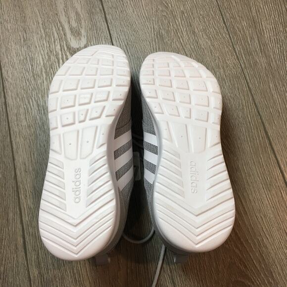 NWT Adidas QT Racer 2.0 Grey White Cloudfoam Comfort Size 10 Sneakers - Picture 5 of 9